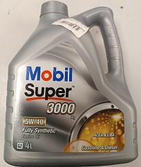 Масло моторное MOBIL Super 3000 синт 5W-40 4л