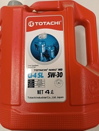 Масло моторное TOTACHI NIRO MD Semi-Synthetic CI-4/SL 5W-30 4л