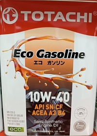 Масло моторное TOTACHI DENTO Eco Gasoline п/синт SN/CF 10W-40 4л