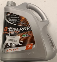 Масло моторное G-Energy Synthetic Active синт 5W-40 4 л
