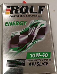 Масло моторное ROLF Energy полусинтетика API SL/CF 10W40 4Л